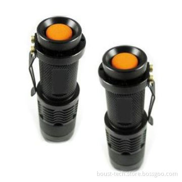 Boust Zoomable Adjustable Focus Flashlight, LED Torch Bst- Aalg